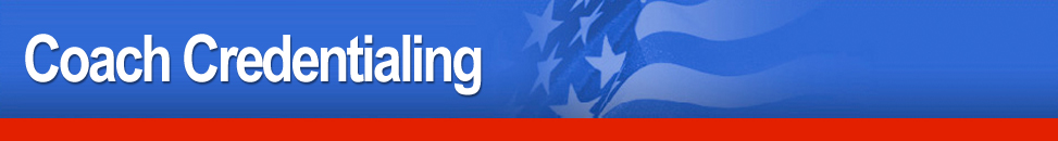 USASF Caoch Credentialing USASF Coach Credentialing